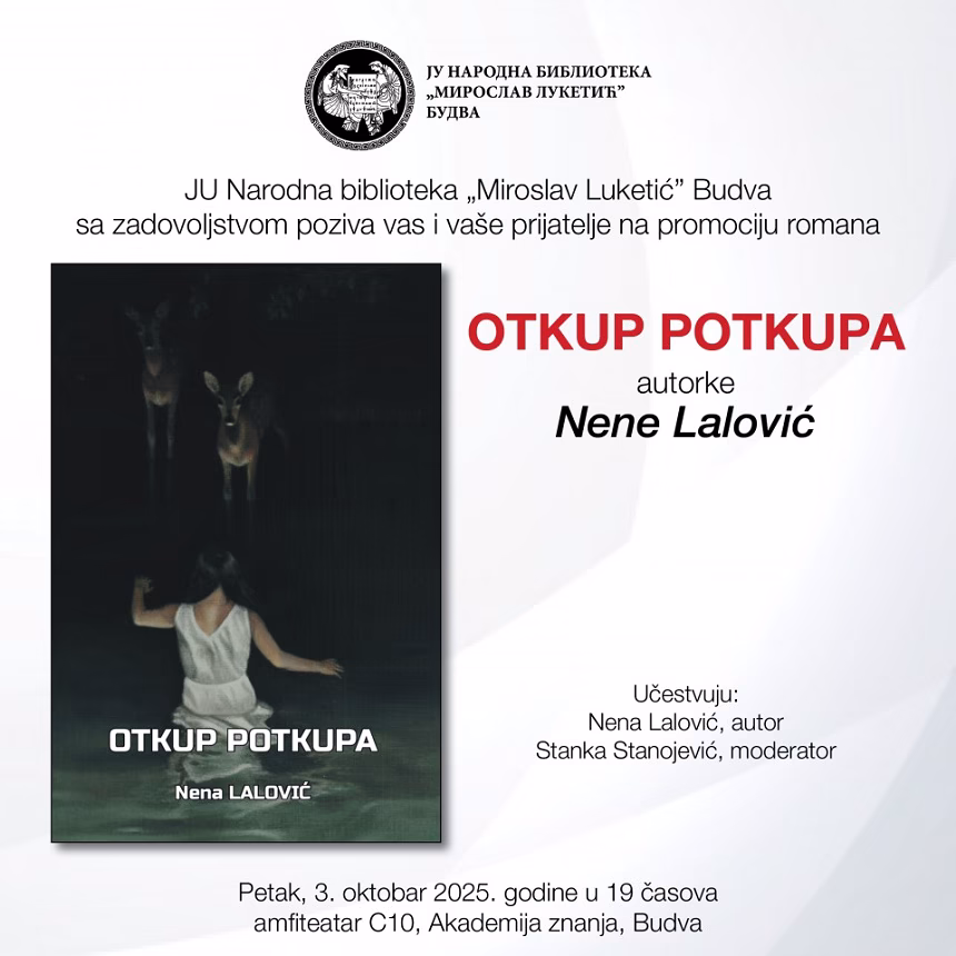 Promocija romana Nene Lalović u Akademiji znanja
