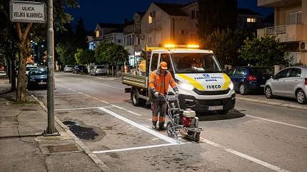 Danas iscrtavanje parking mjesta u ulici Veljka Vlahovića – uklonite vozila na vrijeme