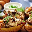 Zapečeni punjeni krompir: Hrskavi gastro užitak sa pečurkama i sirom