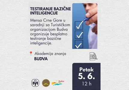 Testiranje bazične inteligencije u Budvi 