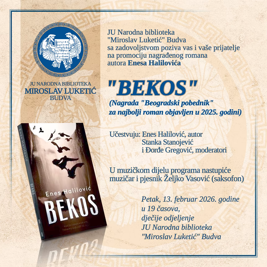 Foto: JU Narodna Biblioteka “Miroslav Luketić” Budva